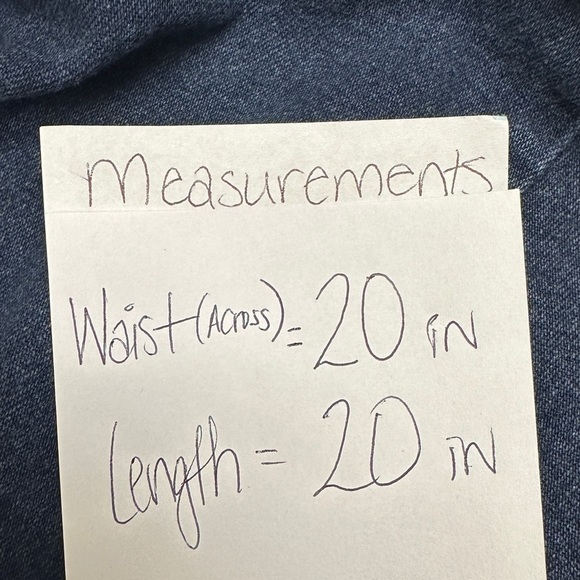 Denim plus size mini skort - Picture 7 of 10